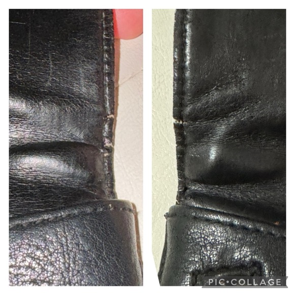 Leather Nine West-Crossbody-Black-6x8 Envelope Style-Flap Closure - Picture 16 of 16